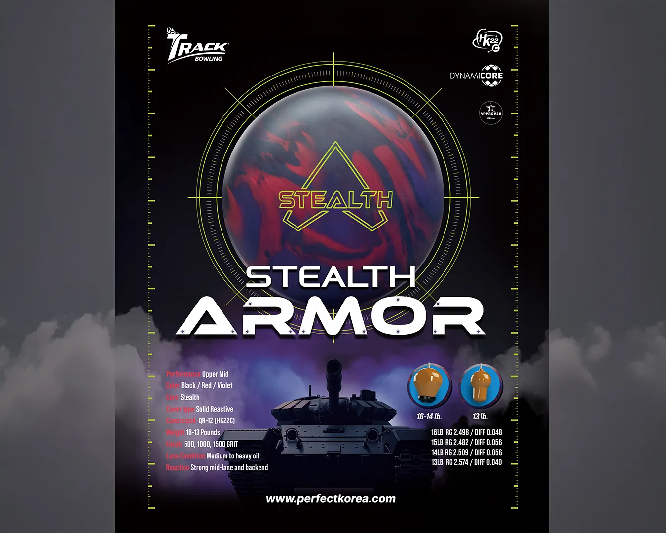 볼링광고 Stealth Armor 브랜딩